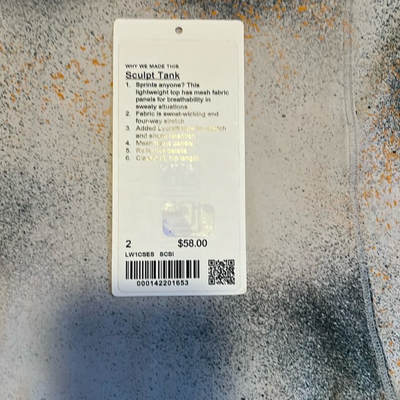 Lululemon Sculpt Tank Size 2 Color SCSI - Picture 3 of 4